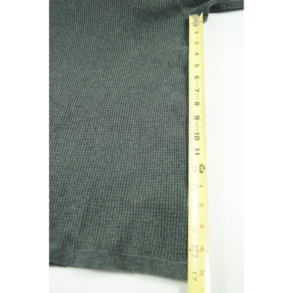 Vince Men’s Small Gray Thermal Hooded Pullover Sweater 100% Cotton Casual Winter - Picture 11 of 13